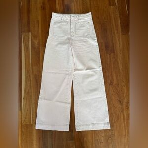 ROLLA'S Light pink high rise, wide leg Jeans. Size 27